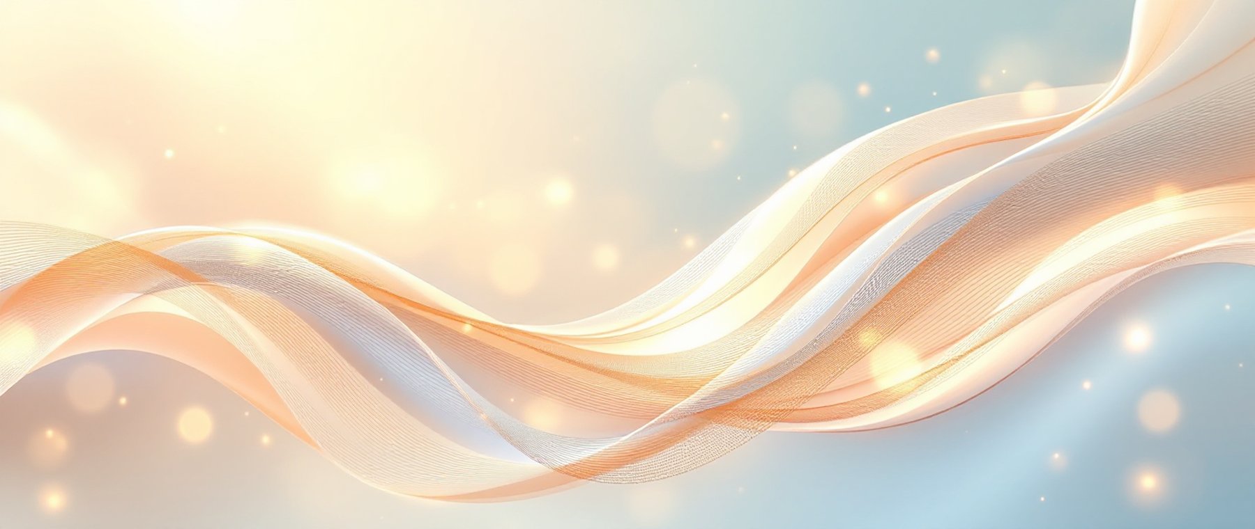 Car Air Fresheners collection banner – flowing waves in soft beige and blue tones