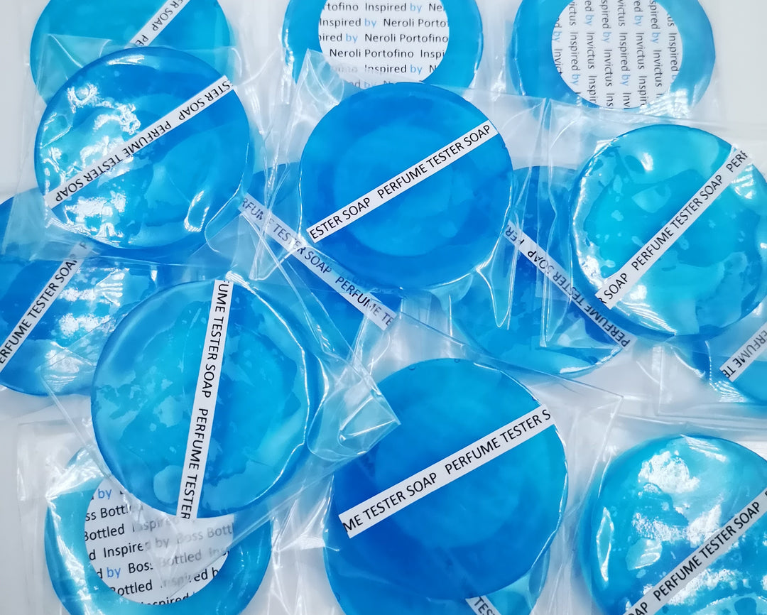 Perfume tester soaps ( for men )