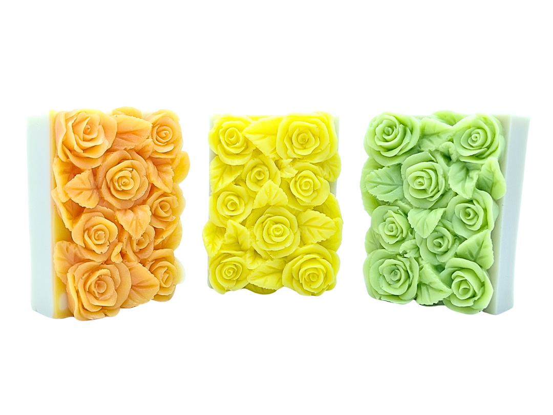 Roses Soap - Artistic Natural Floral Soap