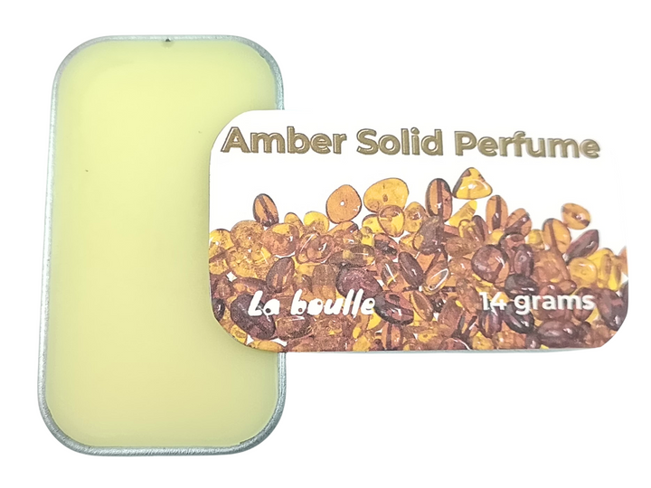 Amber Solid Natural Perfume Balm