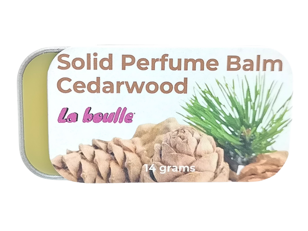 Cedarwood Solid Natural Perfume Balm
