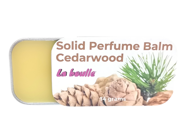 Cedarwood Solid Natural Perfume Balm