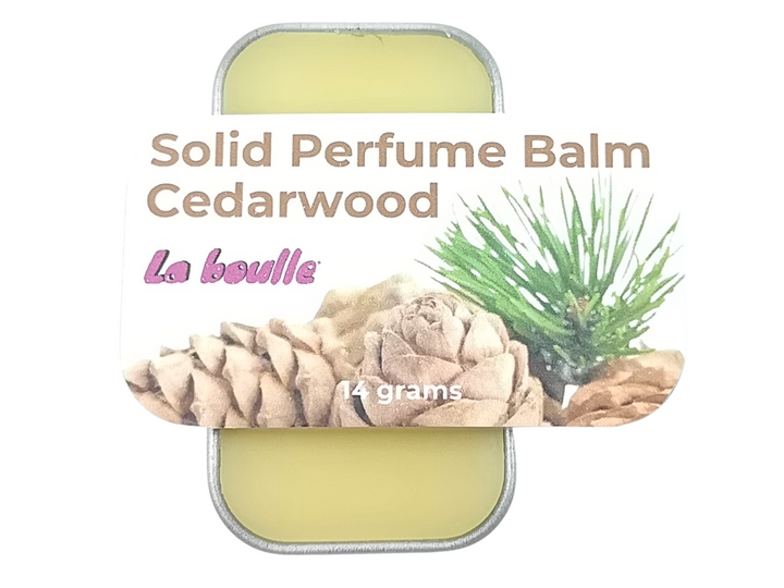 Cedarwood Solid Natural Perfume Balm