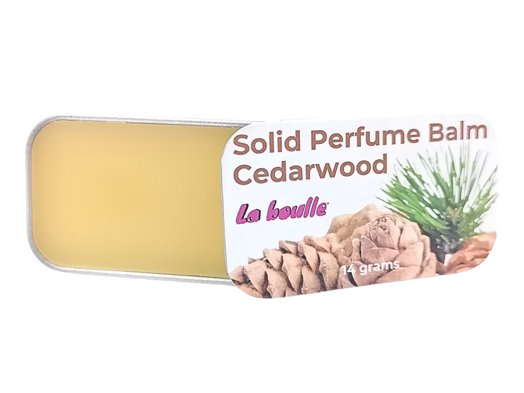 Cedarwood Solid Natural Perfume Balm