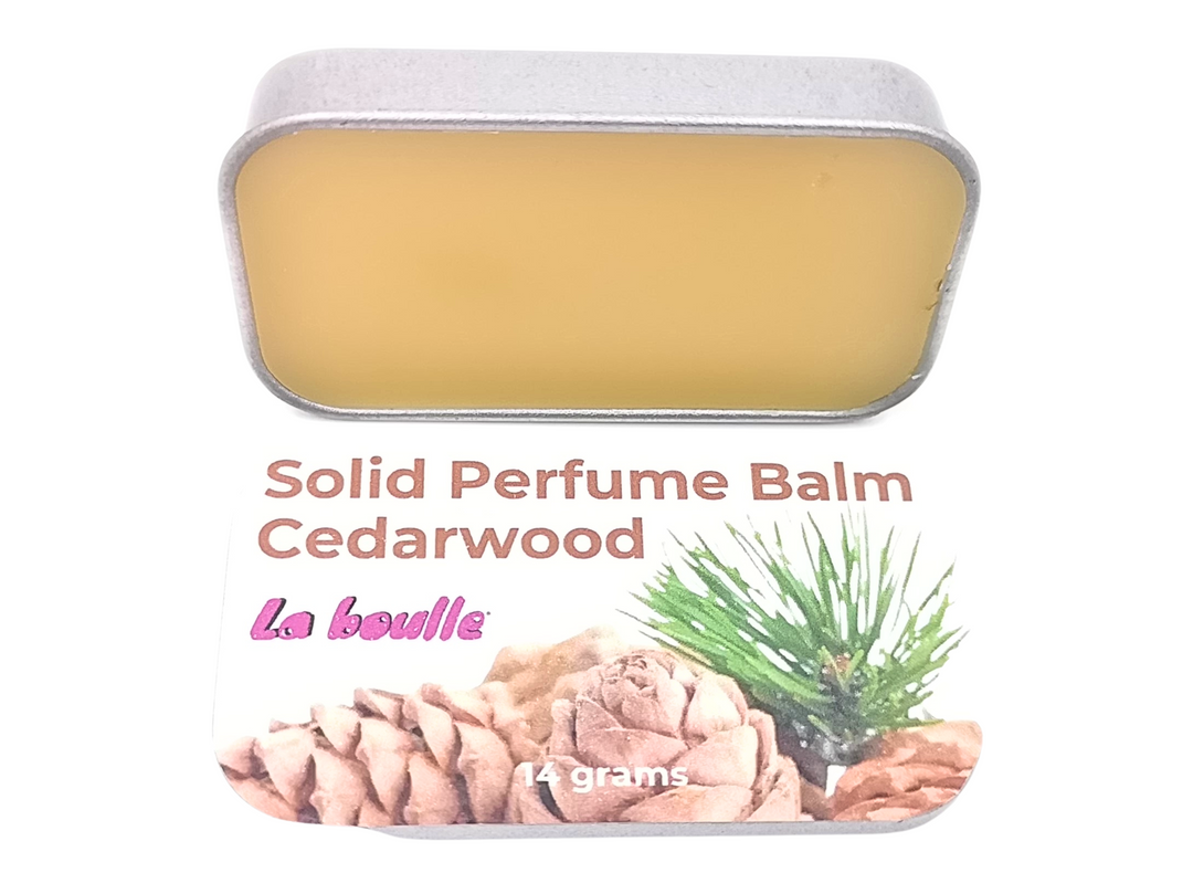 Cedarwood Solid Natural Perfume Balm