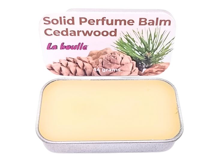 Cedarwood Solid Natural Perfume Balm