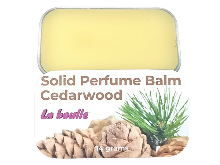 Cedarwood Solid Natural Perfume Balm