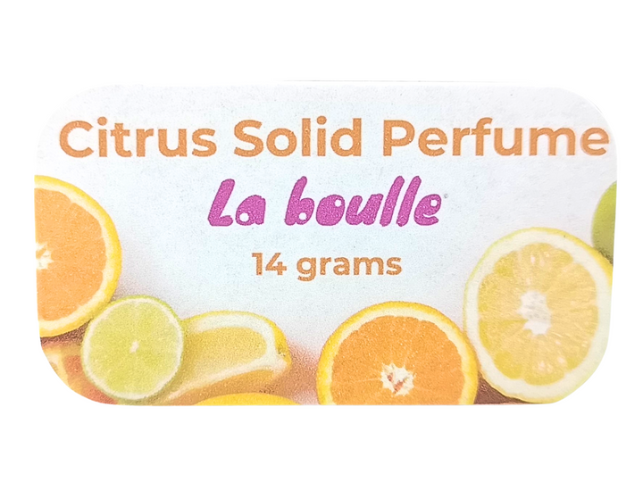 Citrus Solid Natural Perfume Balm