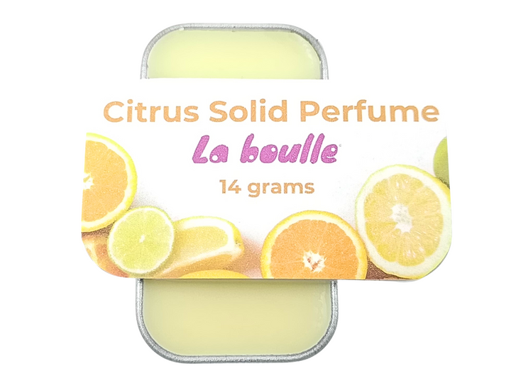 Citrus Solid Natural Perfume Balm