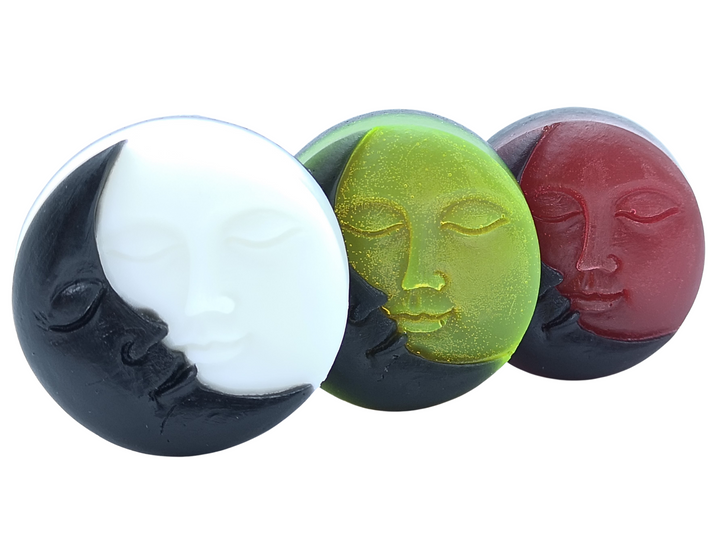Moon & Sun Soap - Artistic Organic Soap Bar with Essential Oils