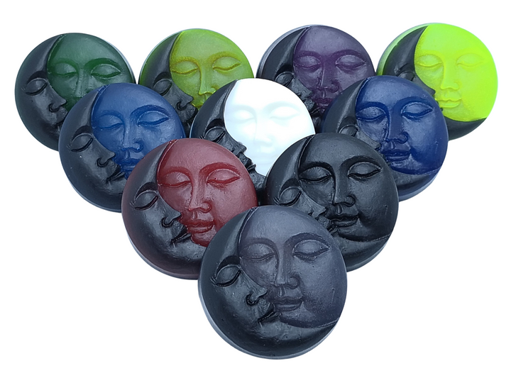 Moon & Sun Soap - Artistic Organic Soap Bar with Essential Oils