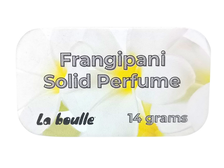 Frangipani Solid Natural Perfume Balm