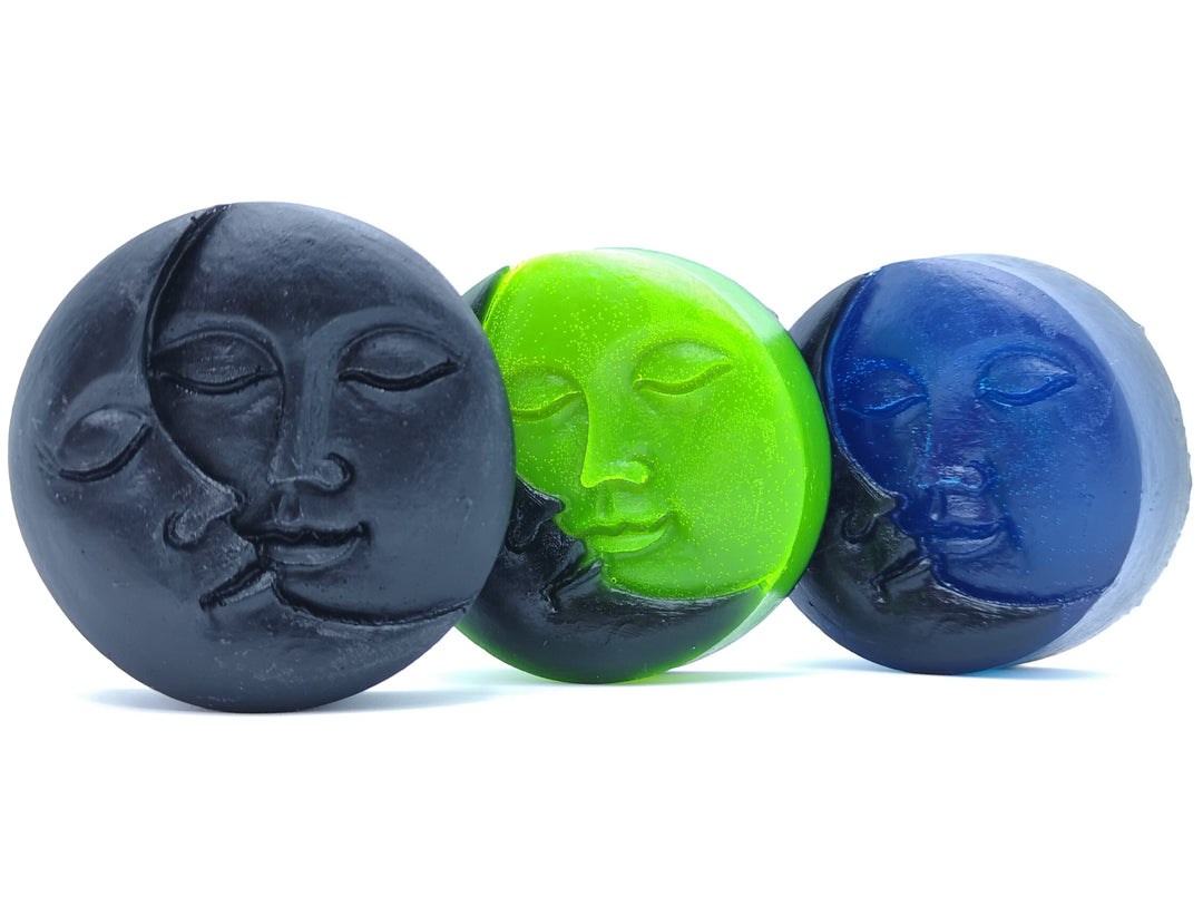 Moon & Sun Soap - Artistic Organic Soap Bar with Essential Oils