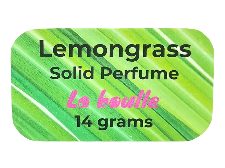 Lemongrass Solid Natural Perfume Balm