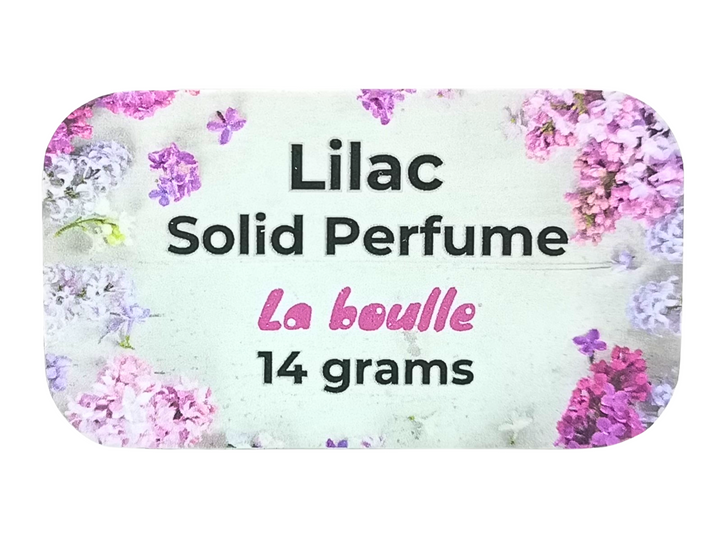 Lilac Solid Natural Perfume Balm