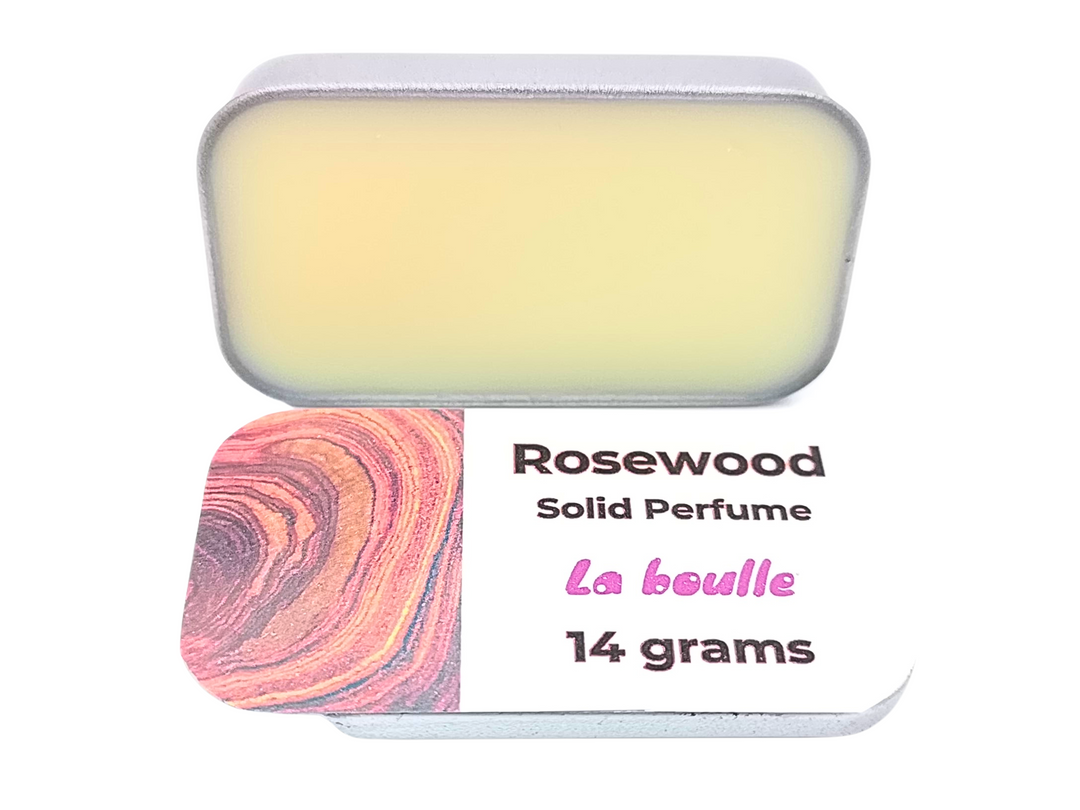 Rosewood Solid Natural Perfume Balm