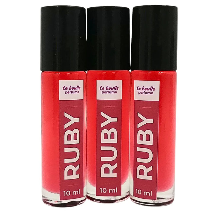 Ruby Roll-On Perfume – Fruity & Warm Pomegranate Scent – 10ml