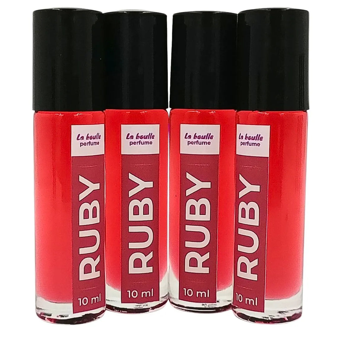 Ruby Roll-On Perfume – Fruity & Warm Pomegranate Scent – 10ml