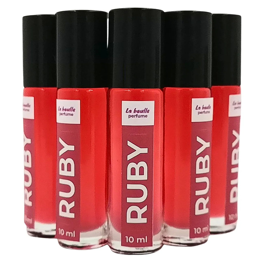 Ruby Roll-On Perfume – Fruity & Warm Pomegranate Scent – 10ml
