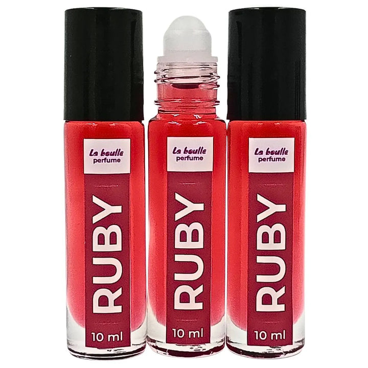 Ruby Roll-On Perfume – Fruity & Warm Pomegranate Scent – 10ml