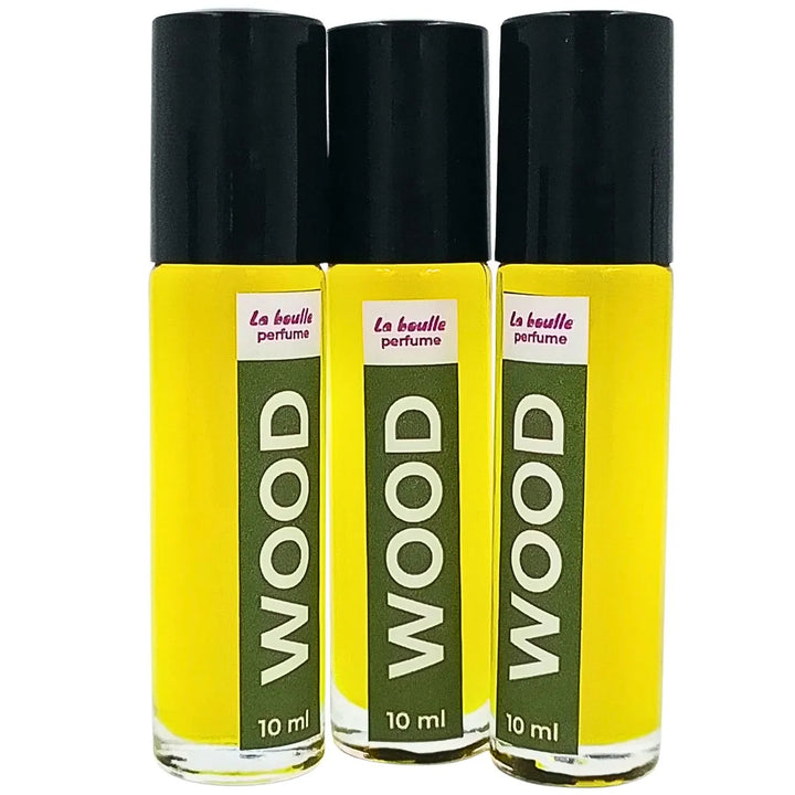 Wood Roll-On Perfume – Fresh Woody & Spicy Scent – 10ml