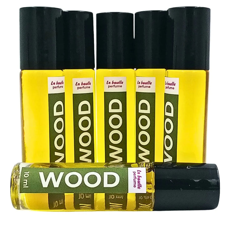 Wood Roll-On Perfume – Fresh Woody & Spicy Scent – 10ml