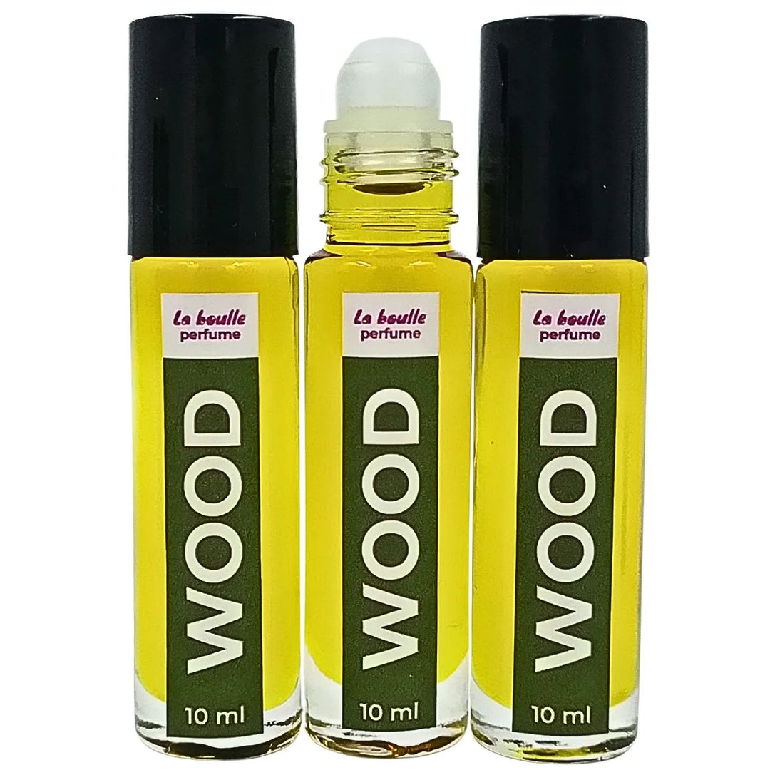 Wood Roll-On Perfume – Fresh Woody & Spicy Scent – 10ml