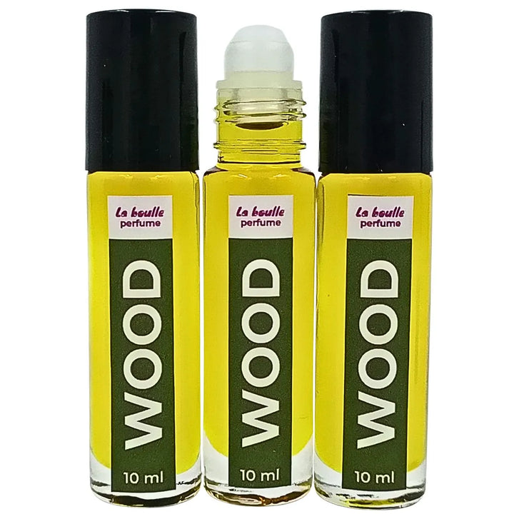 Wood Roll-On Perfume – Fresh Woody & Spicy Scent – 10ml