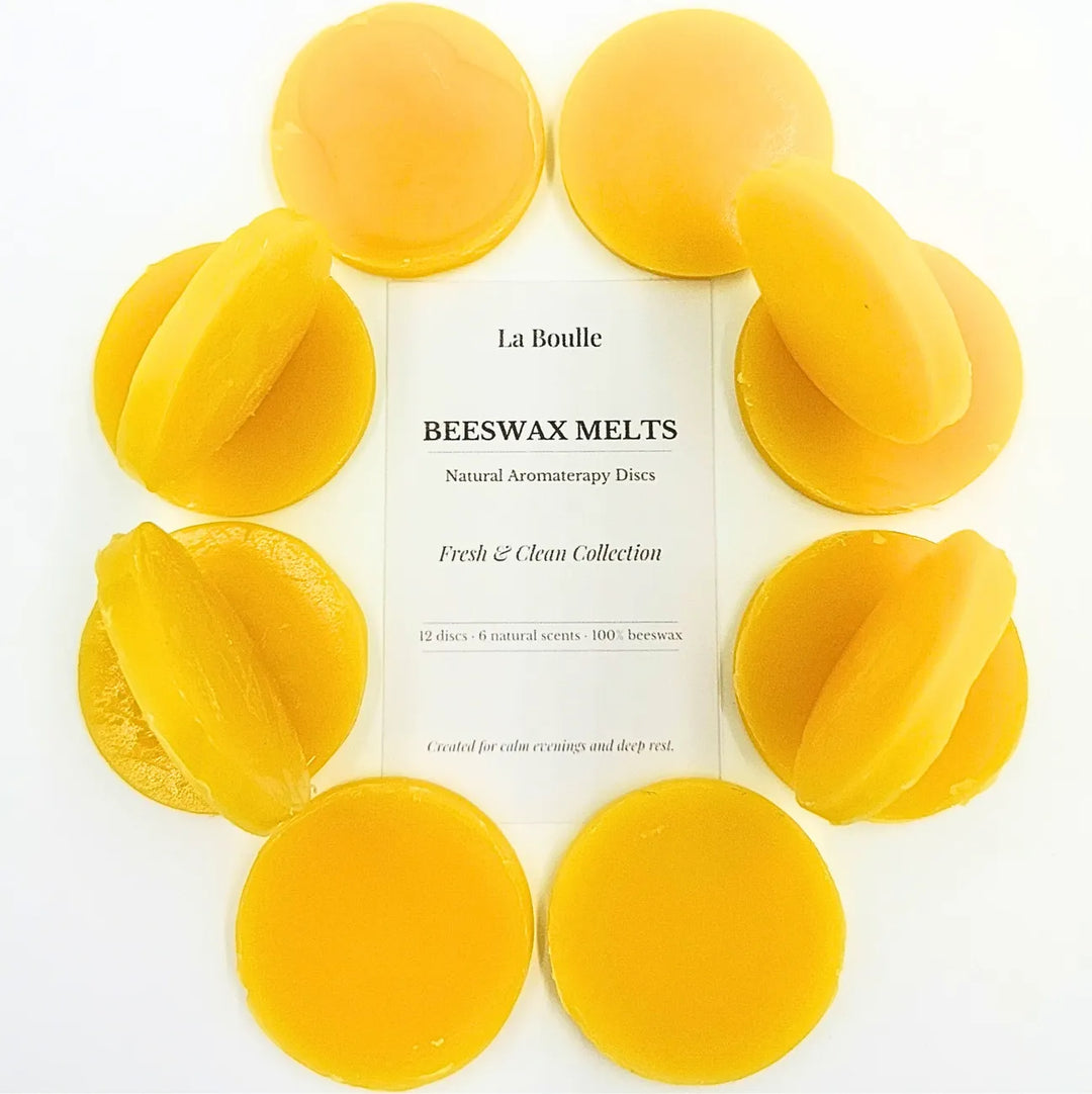Fresh & Clean Wax Melt Gift Set – Natural Beeswax Aromatherapy Discs