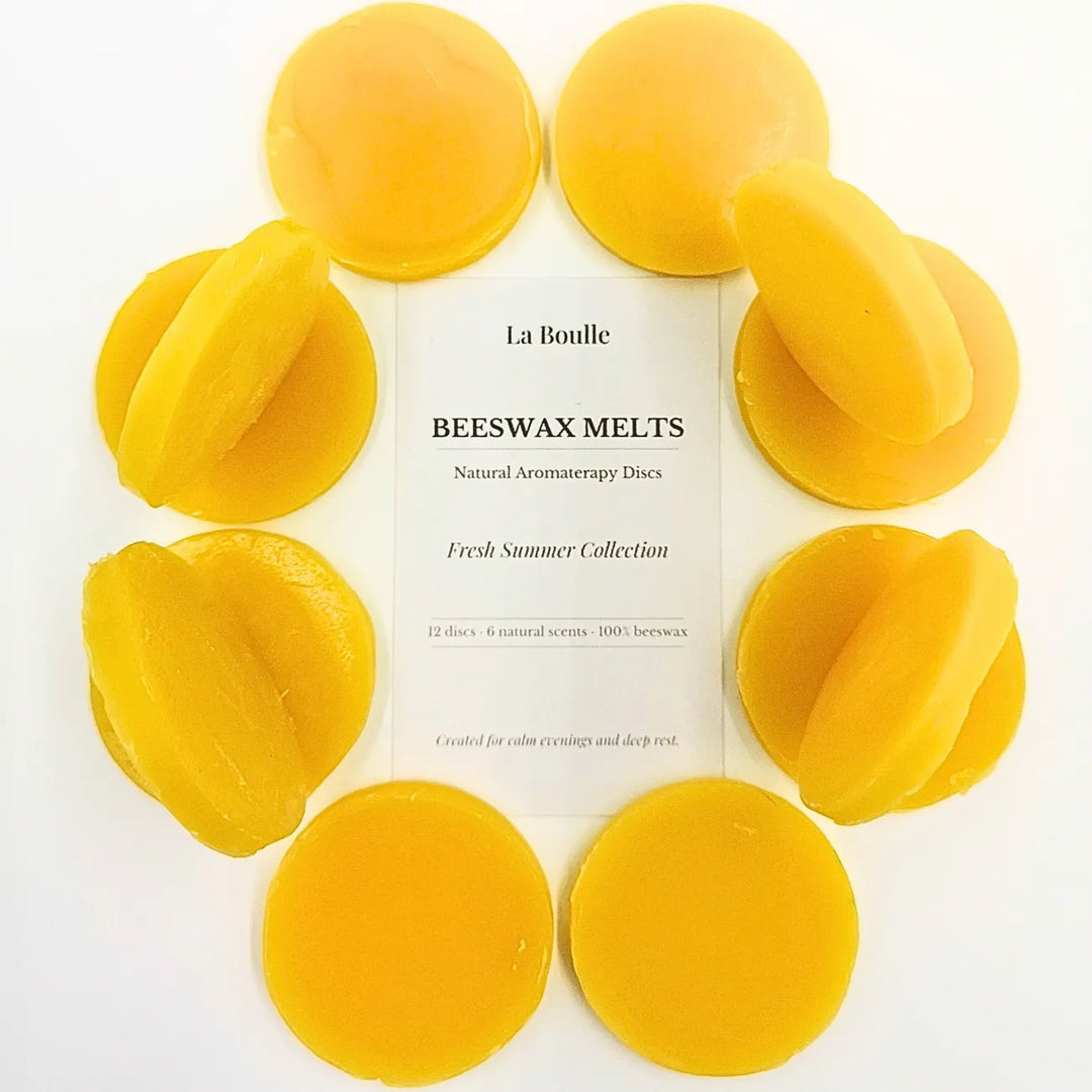 Fresh Summer Wax Melt Gift Set – Natural Beeswax Aromatherapy Discs
