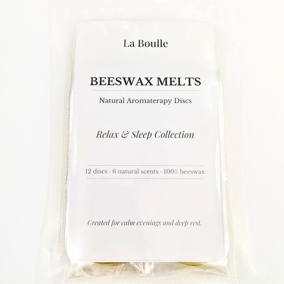 Relax & Sleep Wax Melt Gift Set – Natural Beeswax Aromatherapy Discs