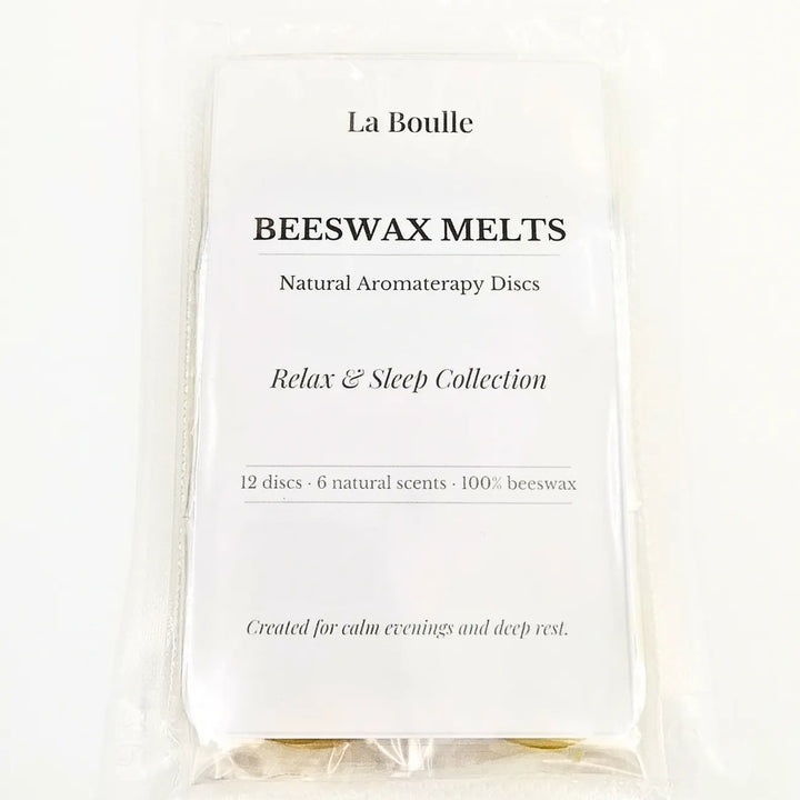 Relax & Sleep Wax Melt Gift Set – Natural Beeswax Aromatherapy Discs
