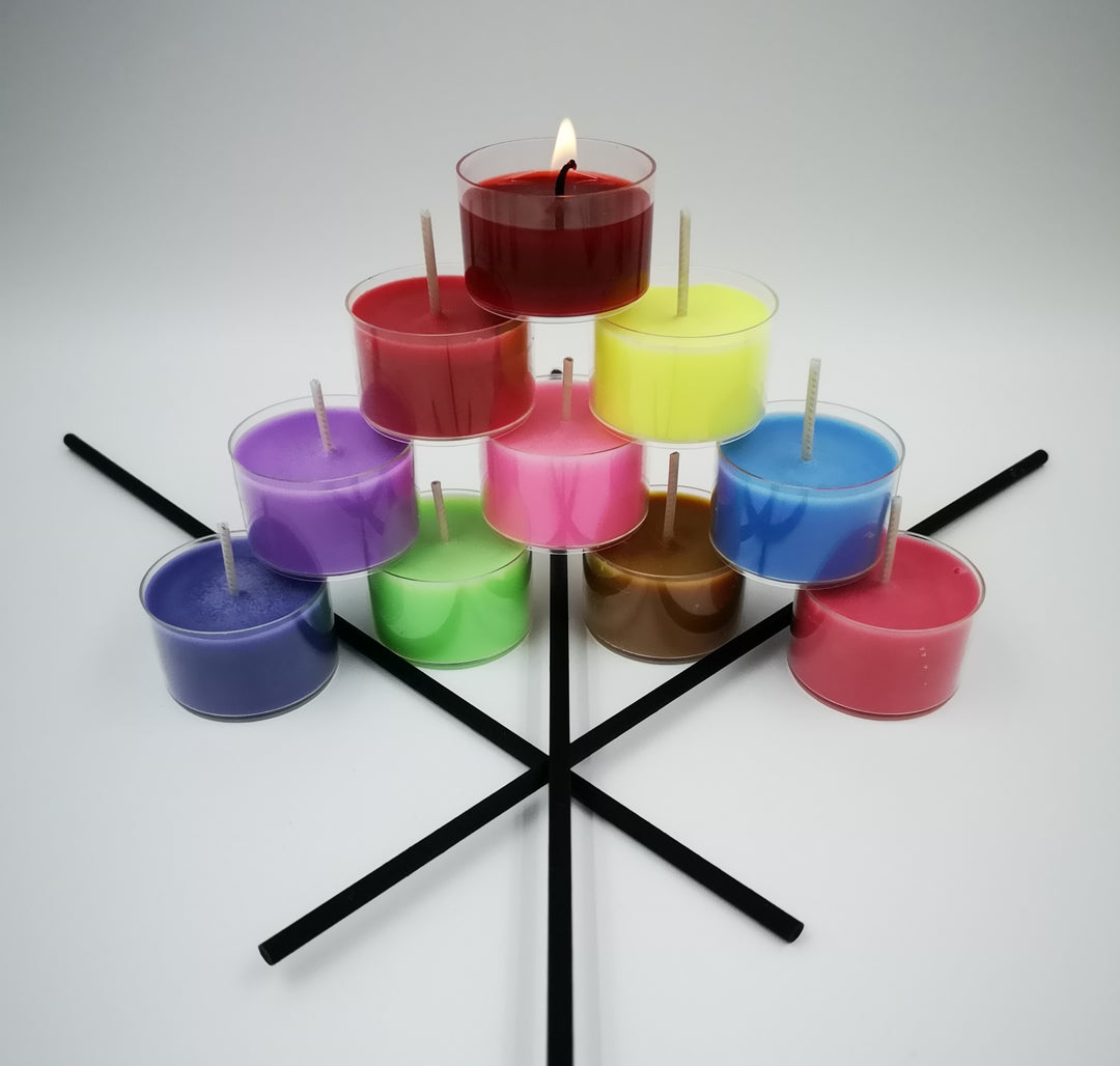 Soy tea light candles - set of 4